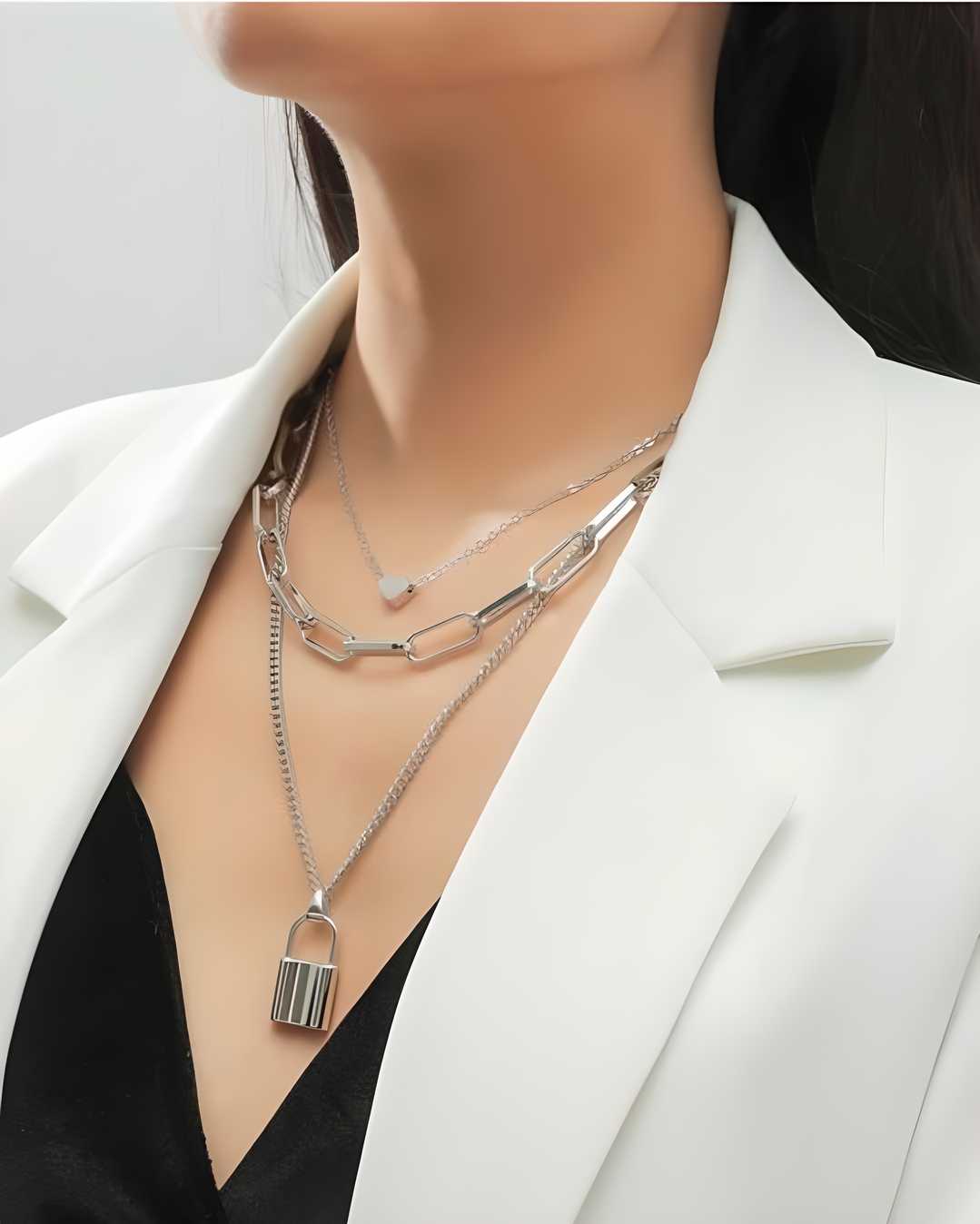 Silver Plated Elegant Necklace